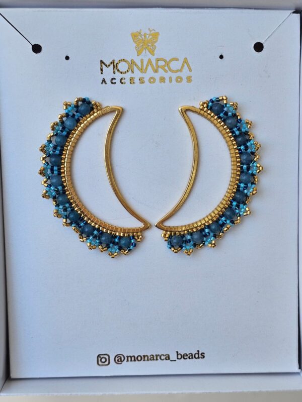 Aretes con forma de luna Moonlight